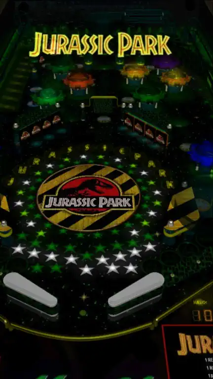 Jurassic Park virtual pinball table
