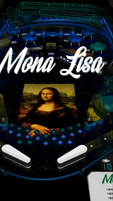 Mona Lisa (Original 2021) – Virtual Pinball Table - Pocket Pinball